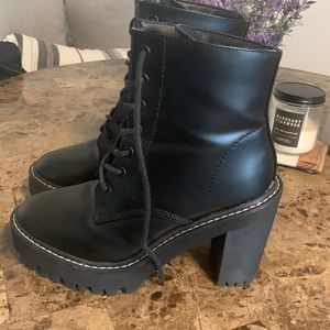 Steve Madden Heeled Combat Boots
